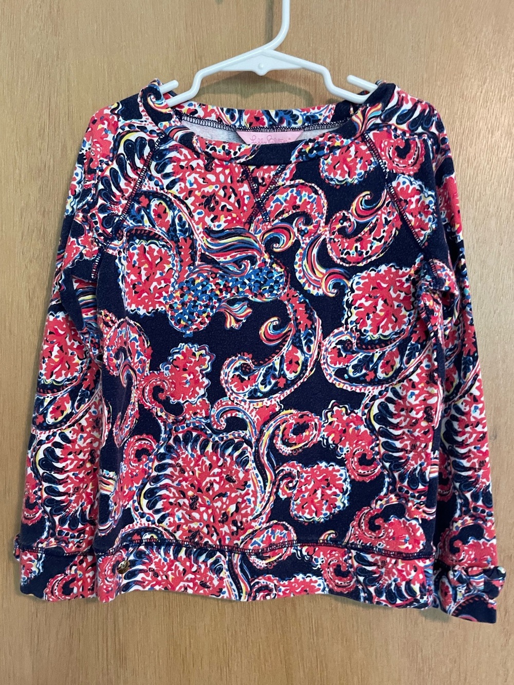 Lilly Pulitzer - Girls Pullover Long Sleeve Top Shirt